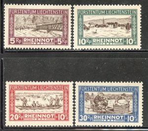 Liechtenstein # B7-10, Mint Hinge.