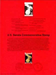 US SP850 Senate 2413 Souvenir Page FDC