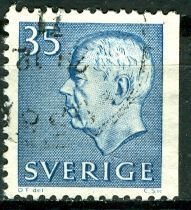 Sweden; 1962: Sc. # 586: Used Single Stamp