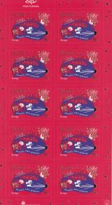 Iceland 2012 MNH Minisheet of 10 Procession to church, Night Troll Christmas