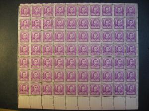 Scott #986 XF mint sheet 