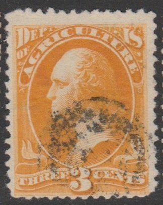 U.S. Scott #O95 Washington - Dept. of Agriculture - Official Stamp - Used Single