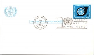 United Nations, New York, Government Postal Card, Worldwide First Day Cover