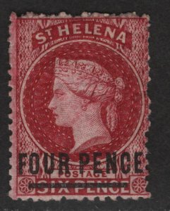 $St Helena Sc#21 M/H/F, Cv. $140