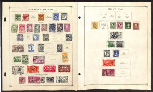 Ireland Stamp Collection on 40 Scott International Pages, 1922-2004 (BB)