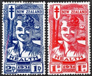 New Zealand Stamps # B3-4 MLH XF Scott Value $200.00