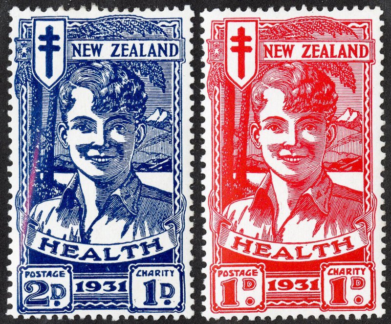 New Zealand Stamps # B3-4 MLH XF Scott Value $200.00