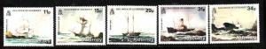 Alderney-Sc#32-6-unused NH set-Shipwrecks-1987-