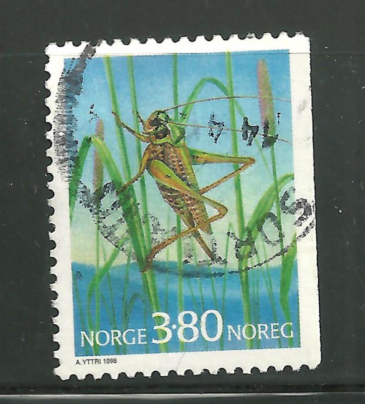 Norway 1181 Postally used Grasshopper