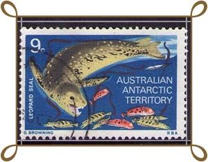A.A.T 1973 9c LEOPARD SEAL USED 9.12