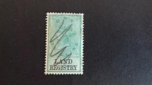 Great Britain Queen Victoria Land Registry stamps Used