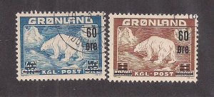 GREENLAND SC# 39-40  FVF/U