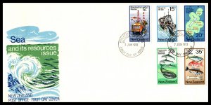 New Zealand 666-670 U/A FDC