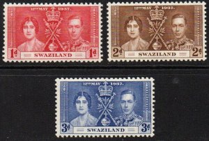 Swaziland Sc #24-26 Mint Hinged