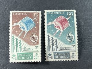 NEW HEBRIDES (FRENCH) # 124-125-MINT NEVER/HINGED----COMPLETE SET----1965