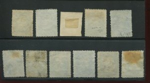 63 & 92 Franklin Used Star Cancel Selection of 11 Stamps (Stock By 6)