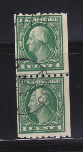 United States 410 Coil Line Pair U George Washington (B)