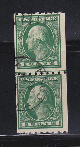 United States 410 Coil Line Pair U George Washington (B)