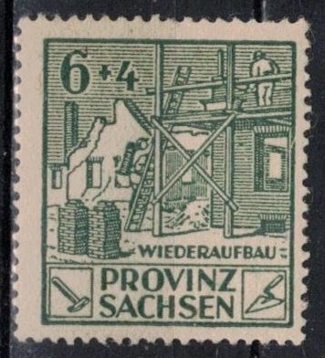 Germany - Russian Zone - Saxony - Scott 13NB1 MH