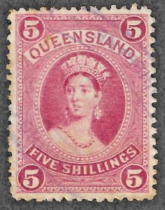 Queensland (1886) - Scott # 81,  Used