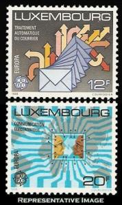 Luxembourg Scott 787-788 Mint never hinged.