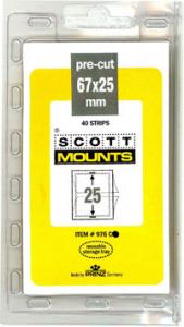 Scott Mounts Clear 67/25mm, 40 Pak. 00976C