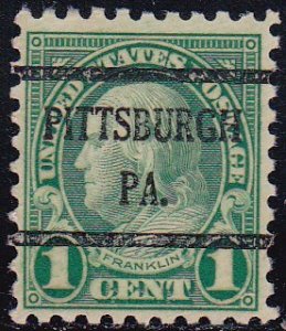 Precancel - Pittsburgh, PA PSS 581-43 - Bureau Issue