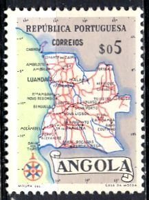 Angola; 1955: Sc. # 386: MNH Single Stamp