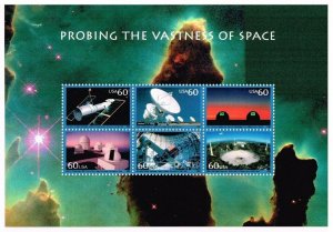 Probing The Vastness of Space Sheet of Six 60 Cent Stamps Scott 3409