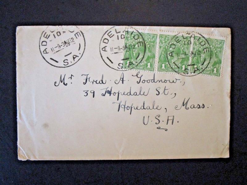 Australia 1932 Cover to USA - Z4916