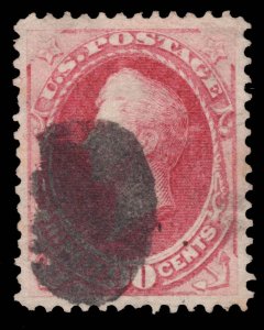 MOMEN: US STAMPS # 155 VF+ USED $350 LOT #16390-35