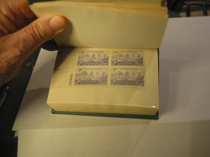 Plate Block Book  Includes 50 PB's mostly 3 centers MINT NH⭐⭐⭐⭐⭐