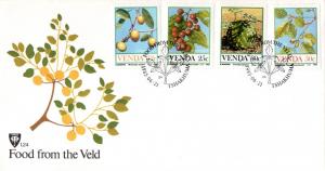 Venda - 1985 Food from the Veld FDC SG 111-114