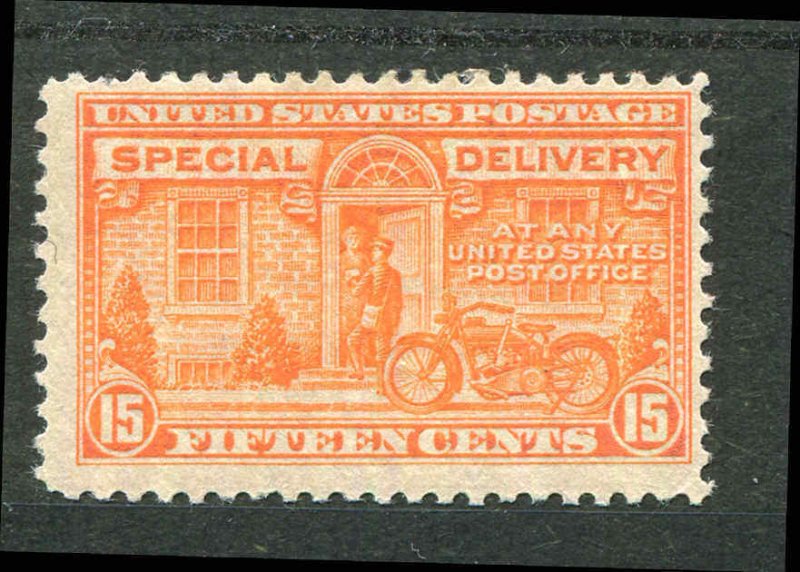 Special Delivery E13 Orange 15¢1925 Mint Hinged CV $40