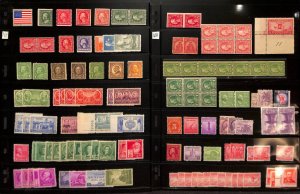 United States Stamp Collection, Mint NH Lot on 11 Stock Pages (DE)