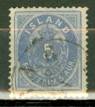 HM: Iceland 9 used vf CV $900