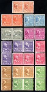 US Stamps # 839-51 MNH VF Line Pair Set Scott Value $140.00