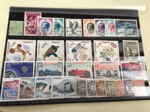 Monaco mint never hinged & used stamps  Ref A8477