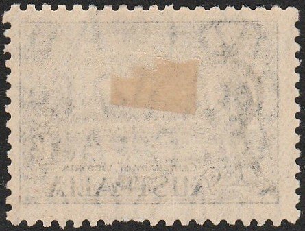 Australia 1934 Sc#144, SG#149 1 shill Black Aborigine UNUSED-VF-OG-H.