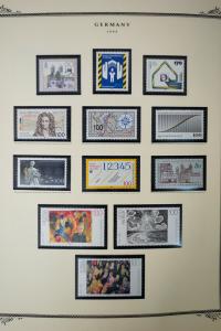 Germany Mint 1980's to 2002 Stamp Collection