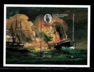 Grenadines 1998 - Ships - Souvenir Stamp Sheet - Scott #2016 - MNH