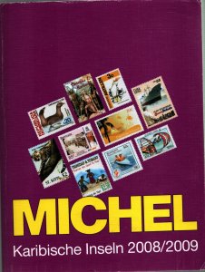 MICHEL 2008/2009 CARIBBEAN ISLANDS STAMP CATALOGUE PRE-OWNED