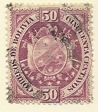 Bolivia  #45 (U)   1894 CV $20.00