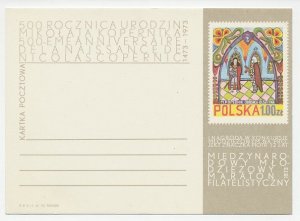 Postal stationery Poland 1973 Nicolaus Copernicus - Astronomer