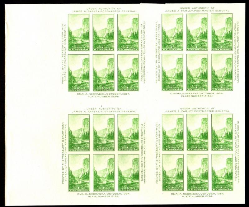 SCOTT # 769 BLOCK OF 24 FOUR PANES !NGAI GEM SPECIAL PRINTING MINT NEVER HINGED