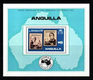 ANGUILLA SGMS615 1984 AUSIPEX 84 INTERNATIONAL STAMP EXHIBITION MNH