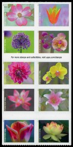 2021 55c Flower & Garden Beauty, Rokach, Block of 10 Scott 5558-5567 Mint VF NH