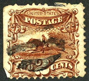 U.S. #124 USED CREASES THIN