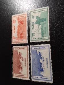 Iceland sc B1-B4 MNH