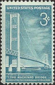 # 1109 MINT NEVER HINGED MACKINAC BRIDGE